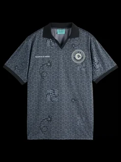 JOE JONAS X SCOTCH SODA ALL OVER PRINT FOOTBALL JERSEY-Scotch & Soda Clearance