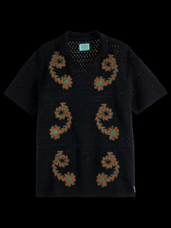 JOE JONAS X SCOTCH SODA CROCHET POLO SHORT SLEEVE-Scotch & Soda New