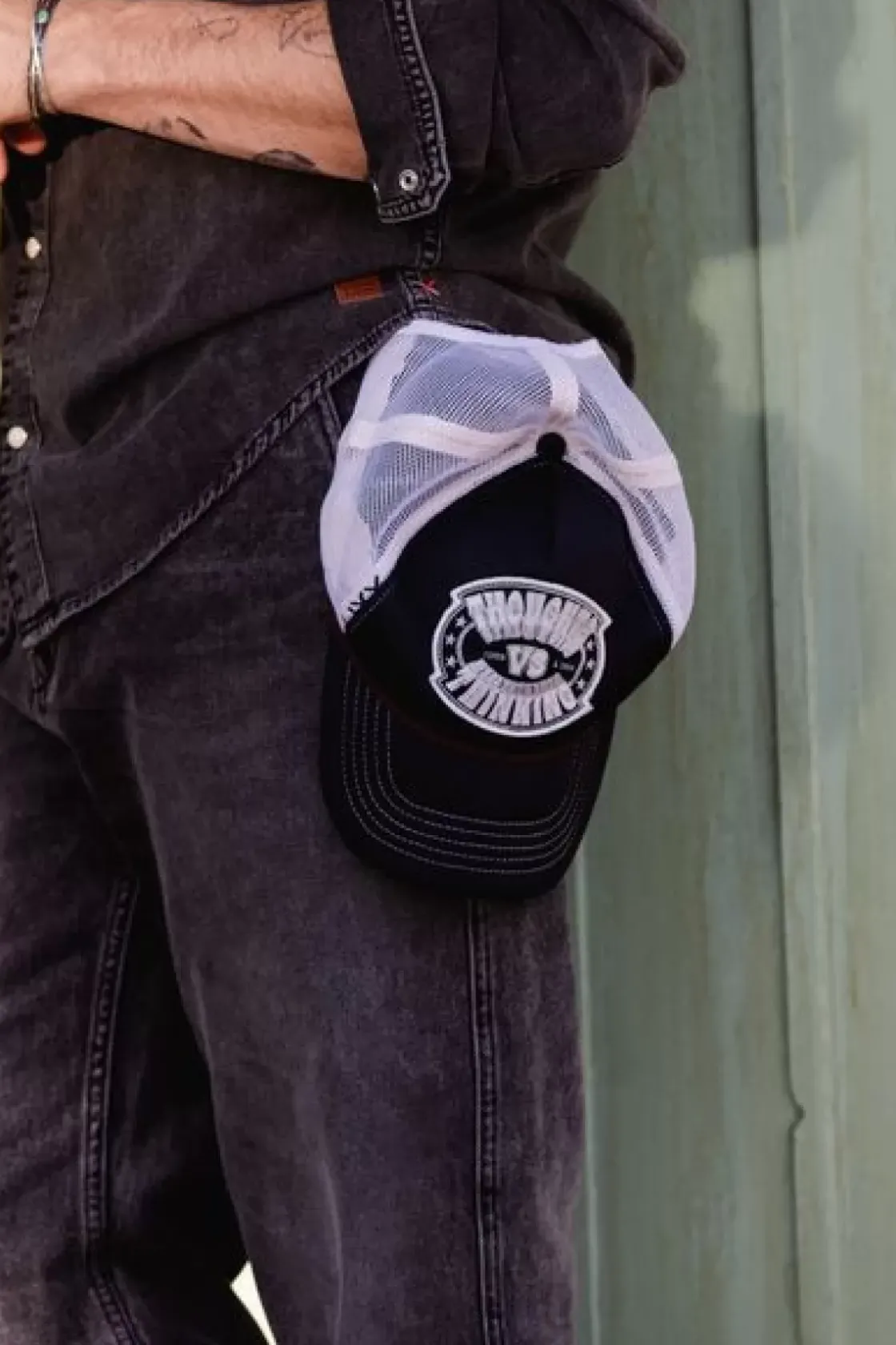 JOE JONAS X SCOTCH SODA EMBROIDERED ARTWORK TRUCKER CAP-Scotch & Soda Clearance