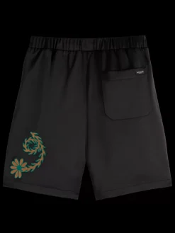 JOE JONAS X SCOTCH SODA EMBROIDERED SATEEN BERMUDA SHORT-Scotch & Soda Clearance