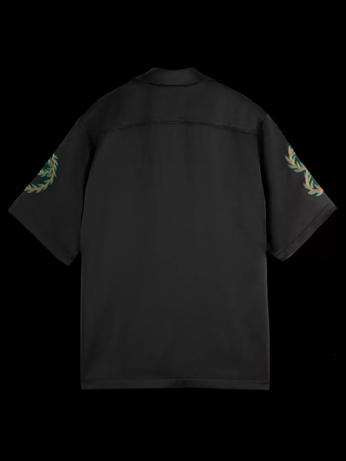 JOE JONAS X SCOTCH SODA EMBROIDERY SATEEN S/S SHIRT-Scotch & Soda New