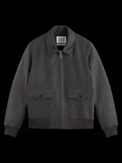 JOE JONAS X SCOTCH SODA SUEDE TUXEDO BLOUSON-Scotch & Soda Outlet