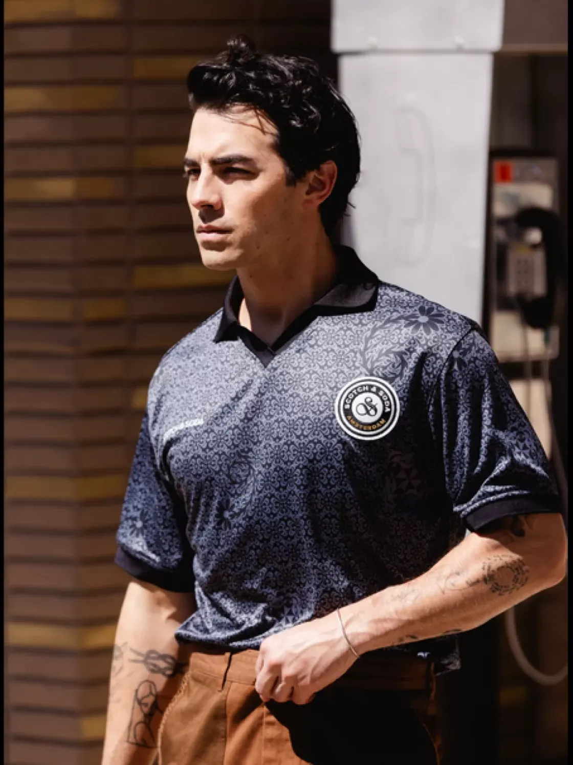 JOE JONAS X SCOTCH SODA STRAIGHT FIT TWILL CHINO-Scotch & Soda Best