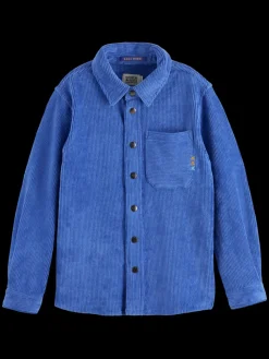 KNITTED CORDUROY SHIRT-Scotch & Soda Clearance