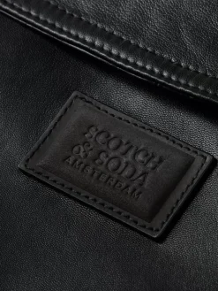 Leather blazer jacket-Scotch & Soda Hot