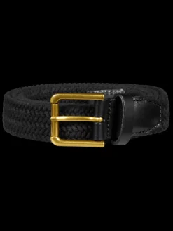 Leather trimmed canvas cord belt-Scotch & Soda Discount