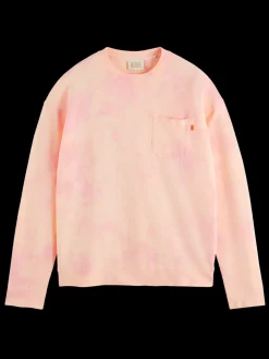 Lightweight washed neon sweatshirt-Scotch & Soda Best
