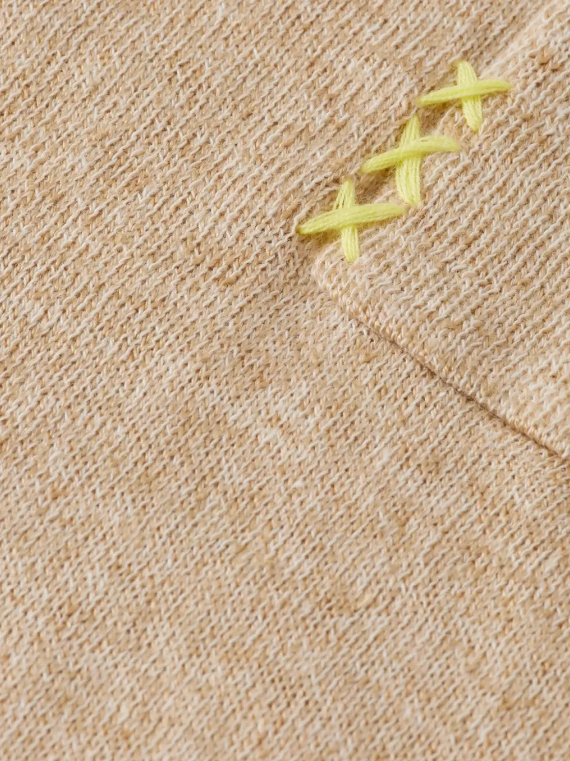 Linen cotton blend crew neck-Scotch & Soda Outlet