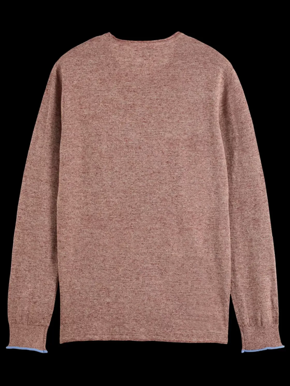 Linen cotton blend crew neck-Scotch & Soda Outlet