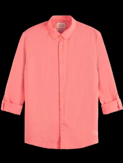 Linen shirt with roll-up-Scotch & Soda New