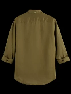 Linen shirt with roll-up-Scotch & Soda New
