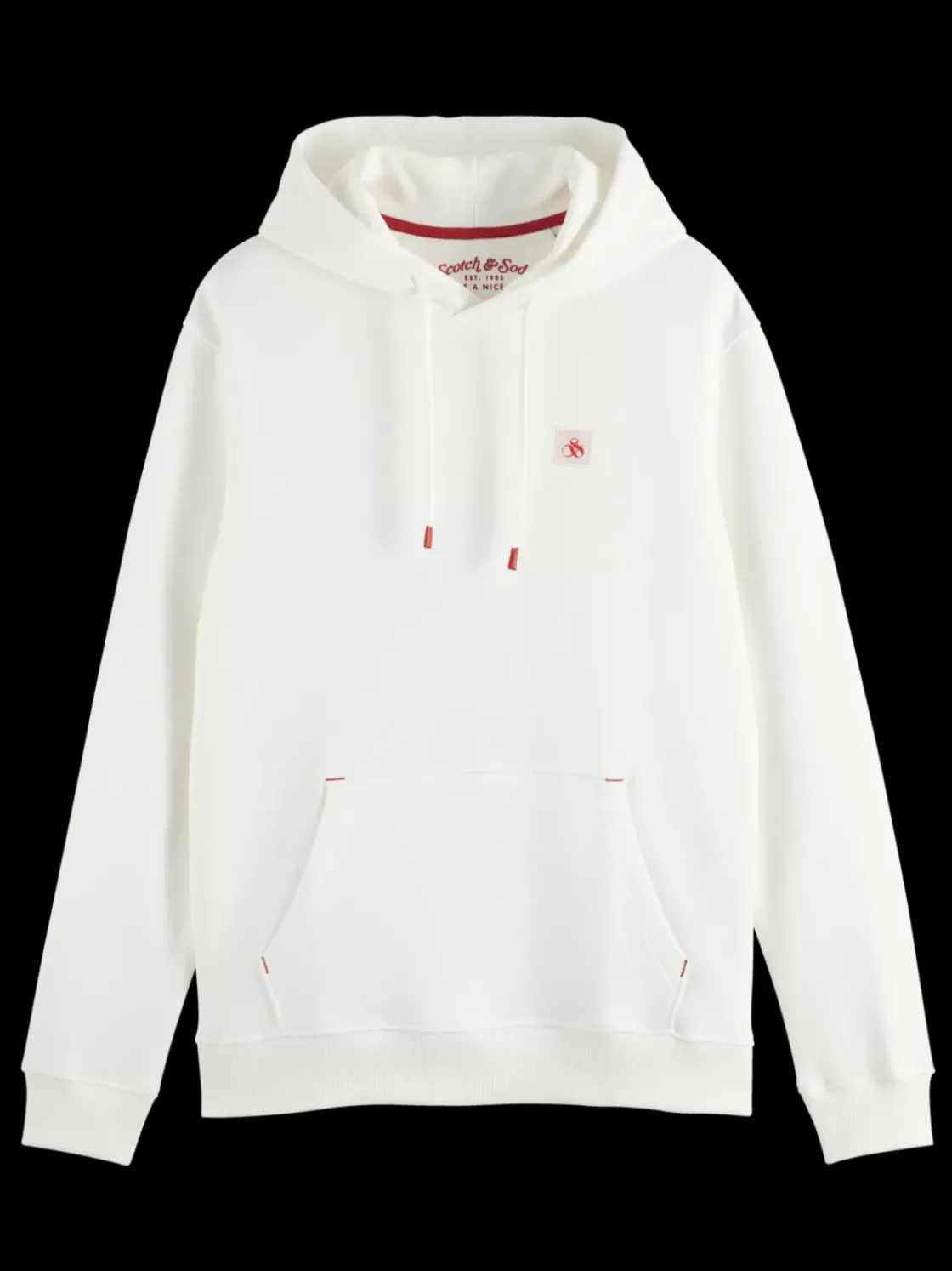 logo badge hoodie-Scotch & Soda Clearance