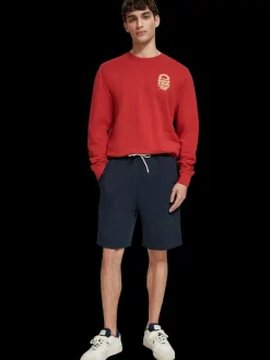 logo badge sweat short-Scotch & Soda Best