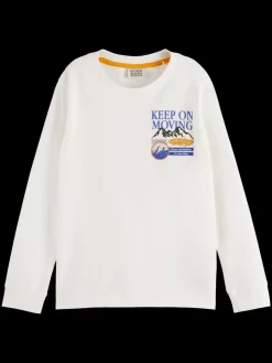 LONG-SLEEVED ARTWORK T-SHIRT-Scotch & Soda Online