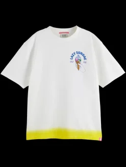 LOOSE FIT DIP DYE T-SHIRT-Scotch & Soda Fashion