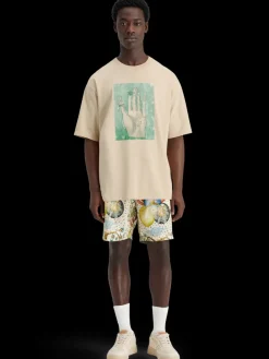 LOOSE FIT EMBASSY OF THE FREE MIND ARTWORK T-SHIRT-Scotch & Soda Fashion