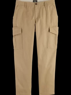 Loose tapered cotton-twill cargo pant-Scotch & Soda Fashion