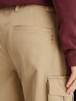 Loose tapered cotton-twill cargo pant-Scotch & Soda Fashion