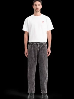 LOOSE TAPERED PLEATED WASHED CORDUROY CHINO-Scotch & Soda Online