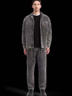 LOOSE TAPERED PLEATED WASHED CORDUROY CHINO-Scotch & Soda Online