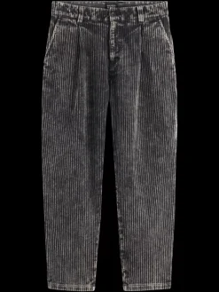 LOOSE TAPERED PLEATED WASHED CORDUROY CHINO-Scotch & Soda Online