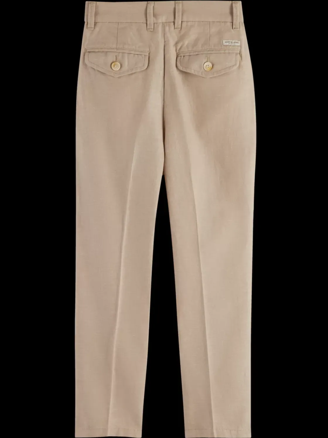 Loose-tapered-fit - cotton linen twill jogger-Scotch & Soda Sale