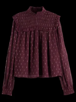 LUREX SMOCK TOP-Scotch & Soda Fashion