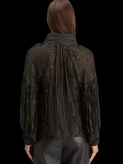 LUREX TOP WITH BOW NECK-Scotch & Soda Fashion