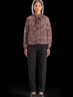 LUREX TOP WITH BOW NECK-Scotch & Soda Fashion