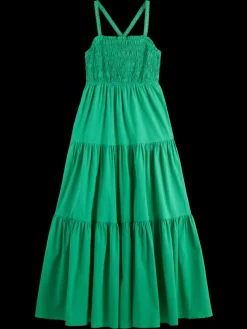 MAXI DRESS WITH SMOCK DETAIL-Scotch & Soda Discount