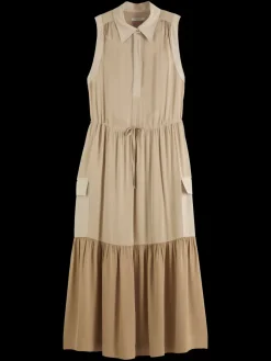 MAXI FLUID UTILITY DRESS-Scotch & Soda Sale