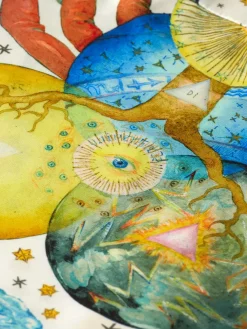 MAXI PLEATED DRESS EMBASSY OF THE FREE MIND PRINT-Scotch & Soda New