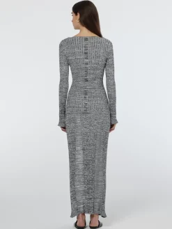 Maxi ribbed knitted skirt-Scotch & Soda Sale