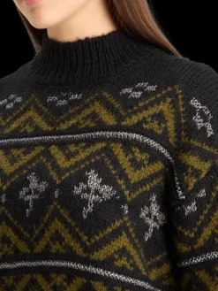METALLIC FAIR ISLE PULLOVER-Scotch & Soda Online
