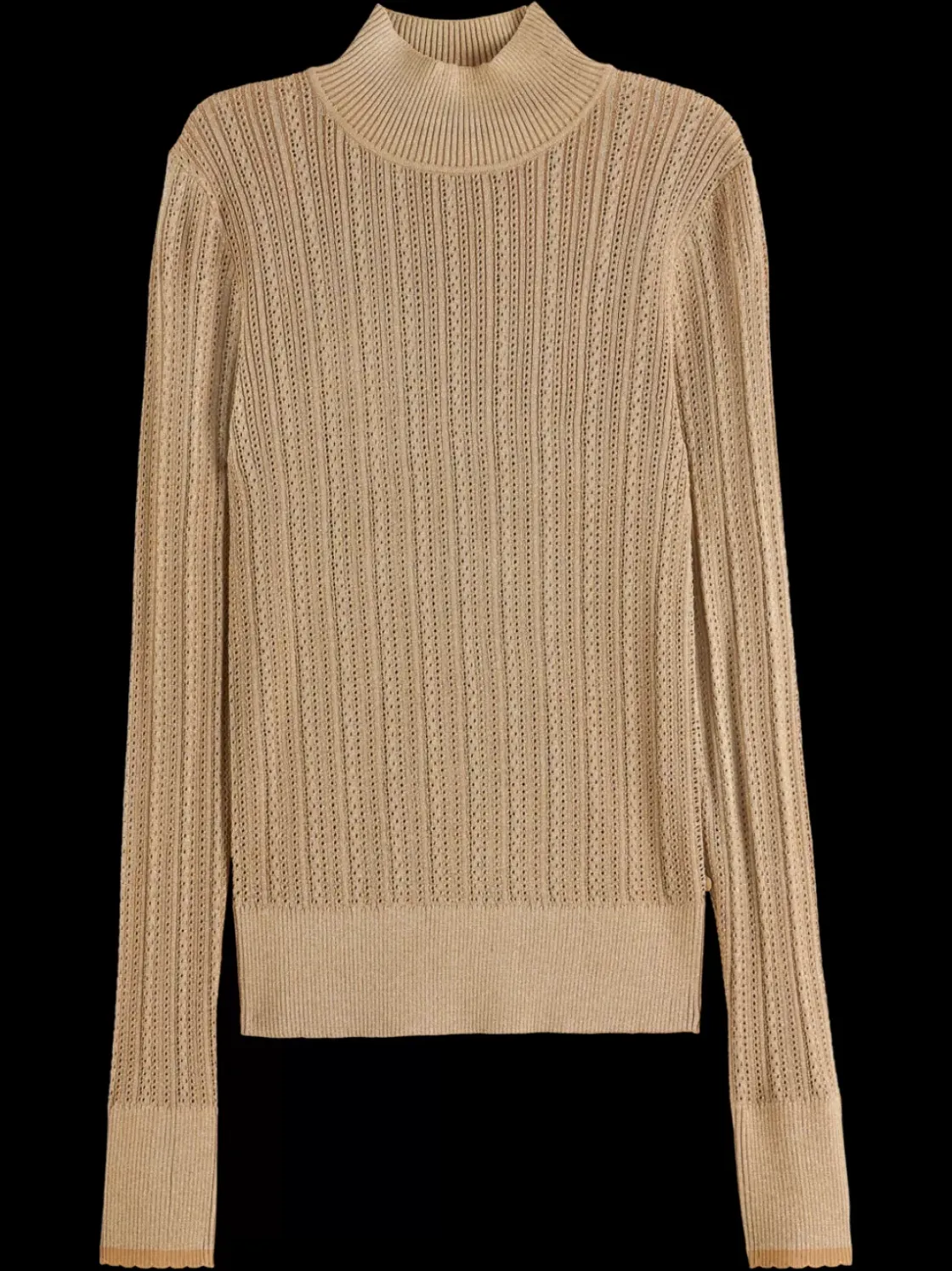 METALLIC POINTELLE FITTED PULLOVER-Scotch & Soda Hot