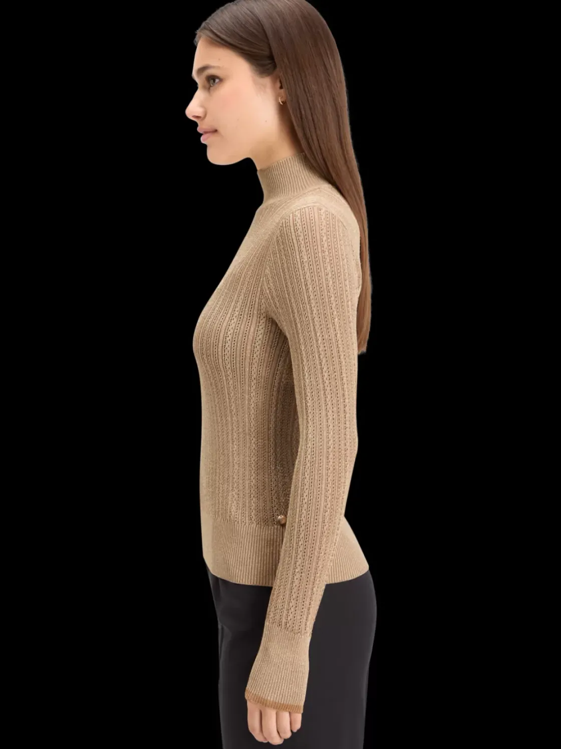 METALLIC POINTELLE FITTED PULLOVER-Scotch & Soda Hot