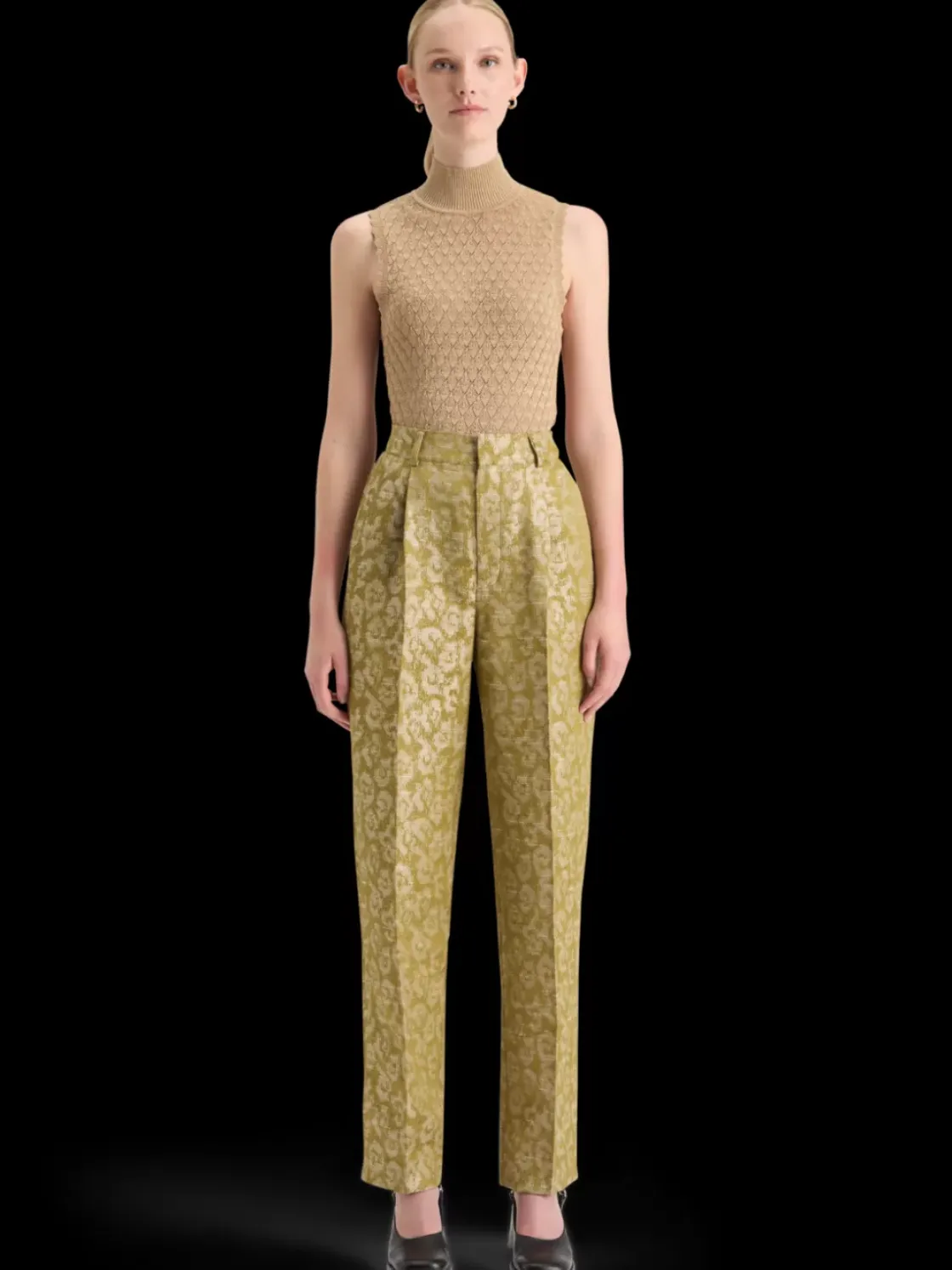 METALLIC POINTELLE KNITTED TANK-Scotch & Soda Discount