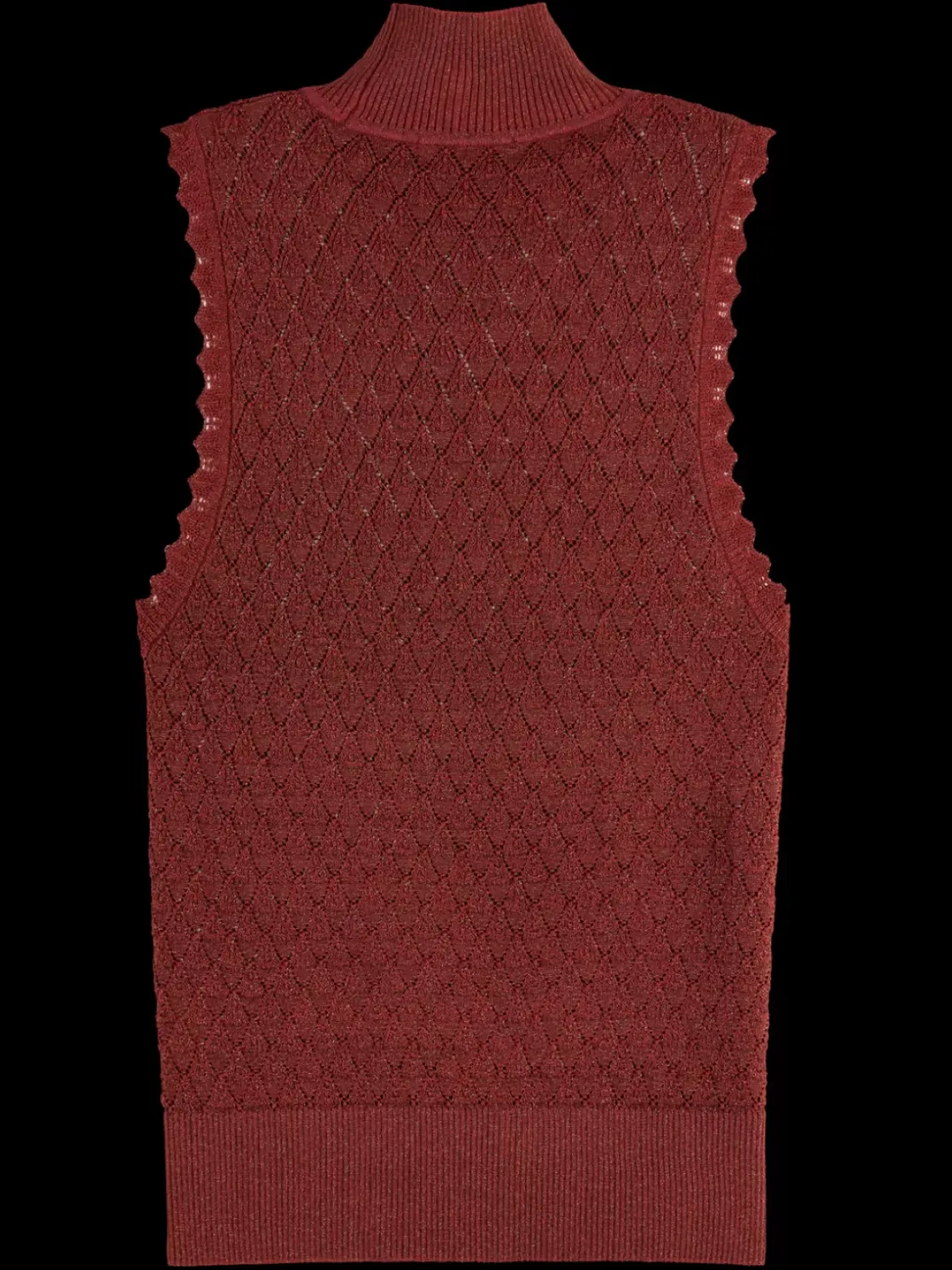 METALLIC POINTELLE KNITTED TANK-Scotch & Soda Discount