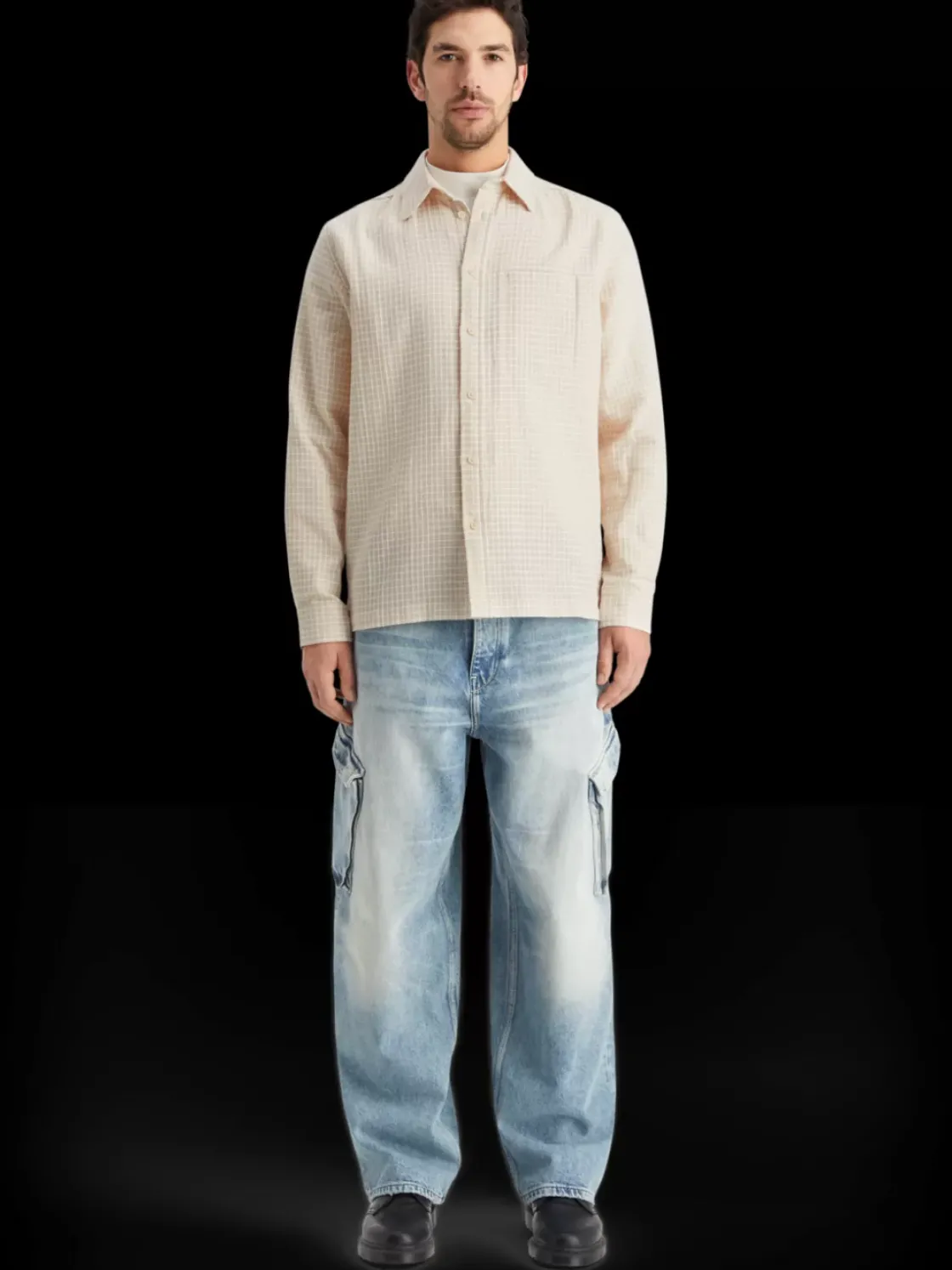 Micro dobby check shirt-Scotch & Soda New