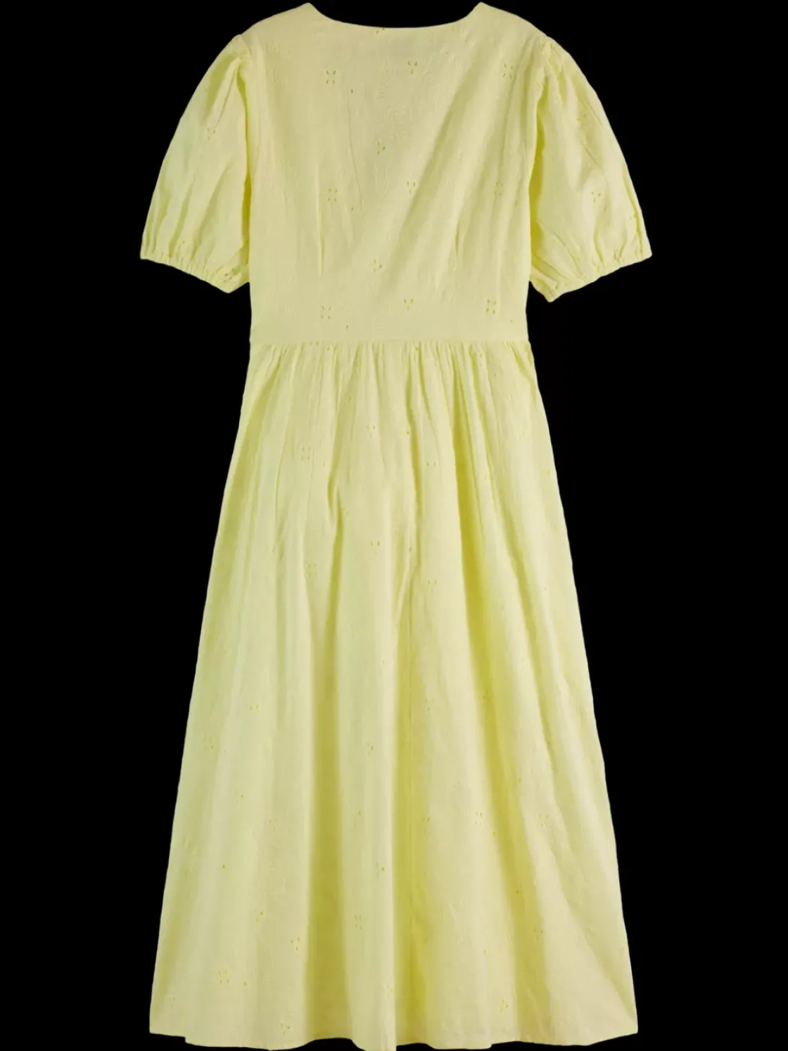 MIDI DRESS WITH BRODERIE ANGLAISE-Scotch & Soda Outlet