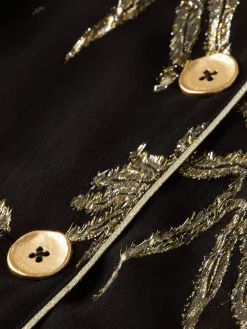 MYSTIC SKY LUREX PYJAMA BLAZER-Scotch & Soda Online