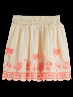 Neon embroidered skirt-Scotch & Soda Sale