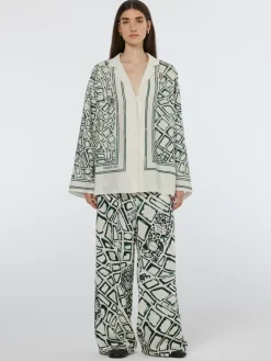 Oversized Placed Print Shirt-Scotch & Soda Best