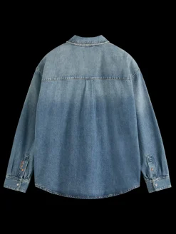 Oversized washed denim shirt - frisco nights-Scotch & Soda Discount