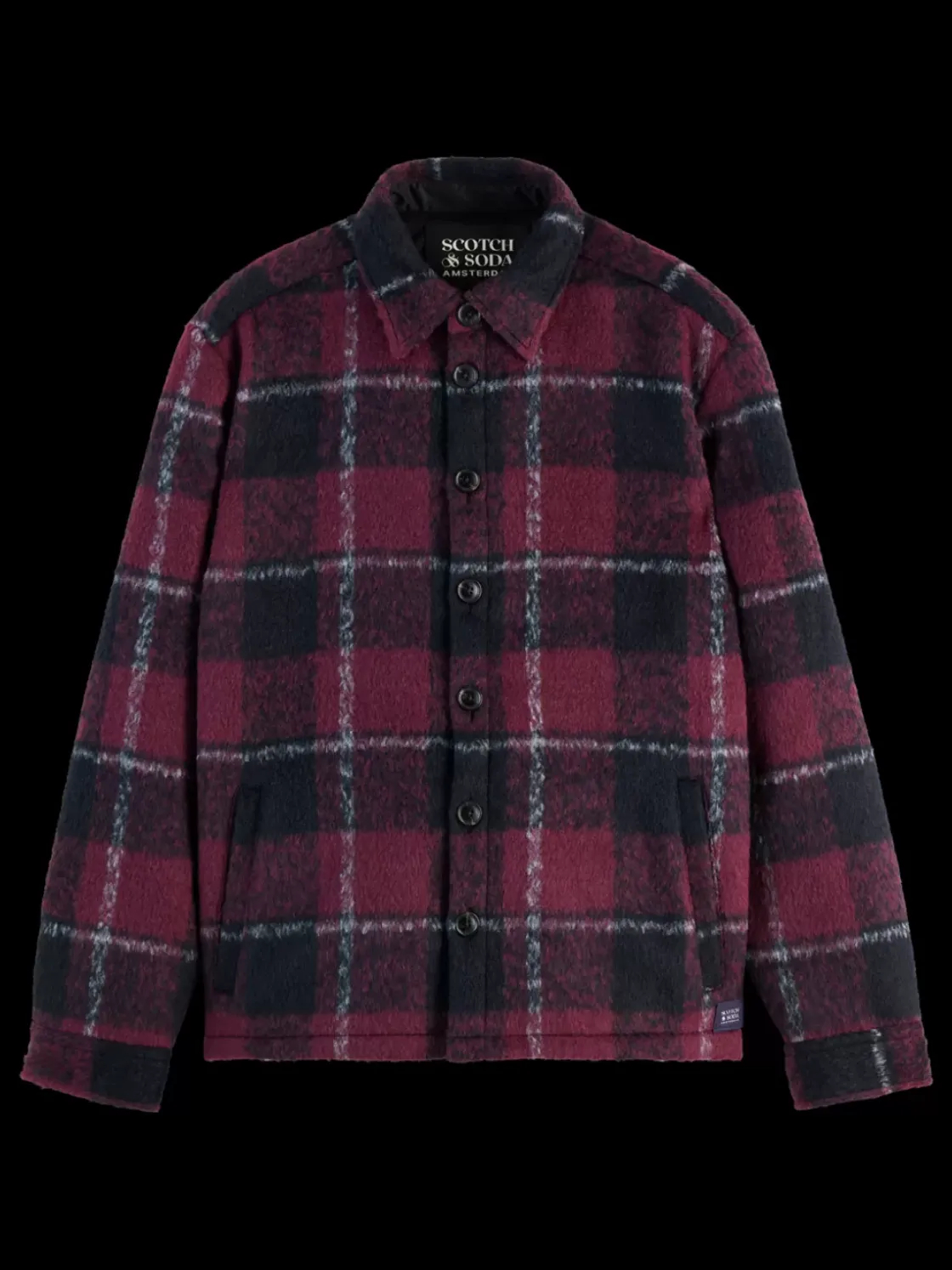 PADDED FLANNEL OVERSHIRT-Scotch & Soda Discount