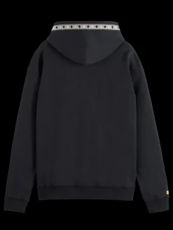 Palm tree embroidery hoodie-Scotch & Soda New