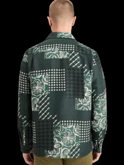 PATCHWORK JACQUARD OVERSHIRT-Scotch & Soda Best