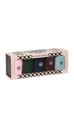 5PK MENS 1/2 TERRY COTTON BLEND GIFT SET BOX-Scotch & Soda Best