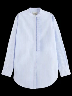 PLACKET RUFFLE SHIRT-Scotch & Soda New