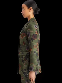 Poetry tapestry double breasted blazer-Scotch & Soda Online